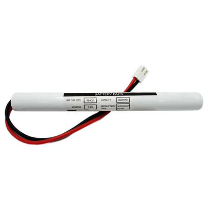 Ni Cd AA600mah 3.6 Volt Baterías de salida de luz Tipo de palo con buena seguridad
