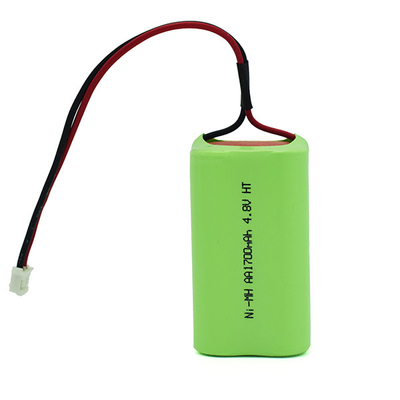 Luz de salida de emergencia Baterías de alta temperatura NiMH AA1700mAh 4.8V