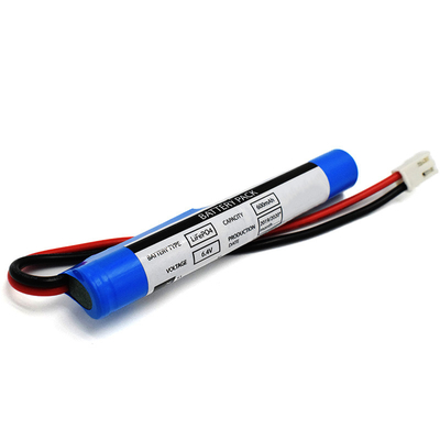 Iluminación de emergencia 600mAh 6.4 Volt Baterías tipo stick LiFePO4