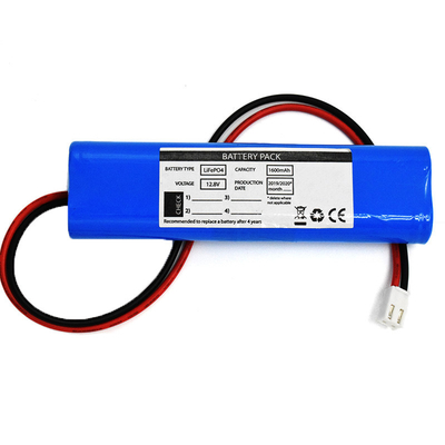 Baterías LiFePO4 tipo 18650 con doble bastón 1600mAh 12,8 Voltios Iluminación solar