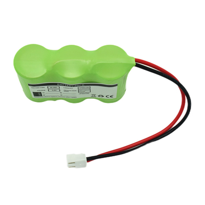 3S1P lado a lado Tipo 3.6V Ni-Mh C4700mAh Batería recargable de alta temperatura OEM PVC