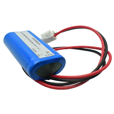 OEM SBS Tipo IFR 14500*2 Célula 1.2Ah 3.2V LiFePO4 Baterías de iluminación de emergencia 10-20mm Conector de cable