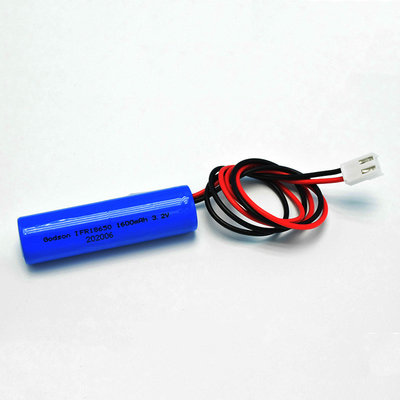 Tipo único IFR 18650*1 Célula con PCM 1.6Ah 3.2V LiFePO4 Baterías cilíndricas