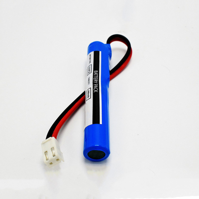Tipo de bastón de PVC IFR 18650*2 Célula en serie con módulo de control de protección 0.6Ah 6.4V LiFePO4 Baterías cilíndricas