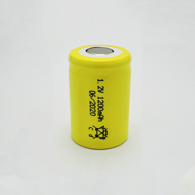 célula de batería de níquel-cadmio 1200mAh 1,2 V para el alumbrado de seguridad
