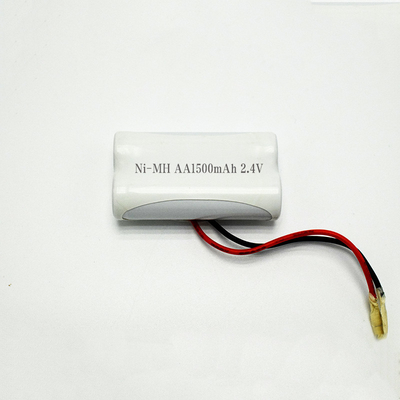 Baterías das alta temperatura 2.4V AA1500mAh de la luz de la salida de emergencia del níquel e hidruro metálico