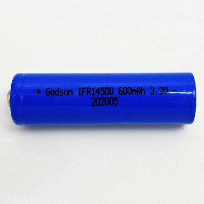 Palillo de la batería LiFePO4 3,2 V del alumbrado de seguridad IFR 14500 600mAh