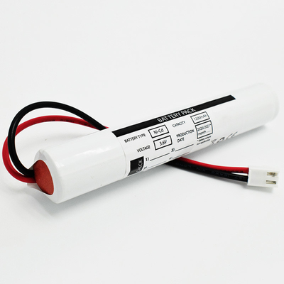 NiCd Sc1200mah tipo del palillo de la batería de 3,6 voltios para el alumbrado de seguridad