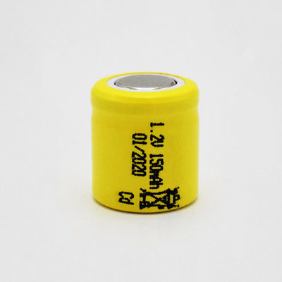 1,2 célula recargable del alumbrado de seguridad de la batería del Cd del Ni de V 150mAh