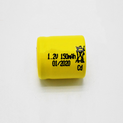 1,2 célula recargable del alumbrado de seguridad de la batería del Cd del Ni de V 150mAh