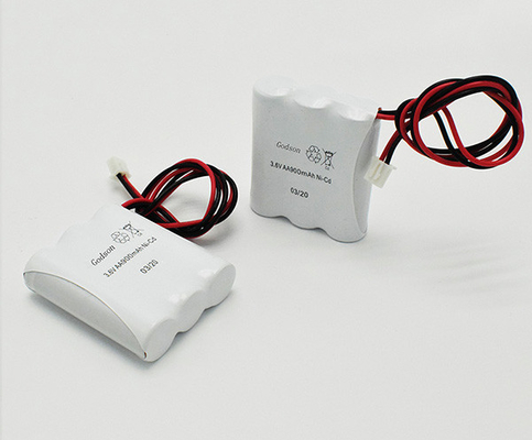Batería de las baterías JST XHP 2P NiCd de la luz de la salida de emergencia de Aa900mah