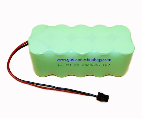 SC recargable 2500mAh de la batería 12V de NiMH de las baterías de la luz de la salida de emergencia