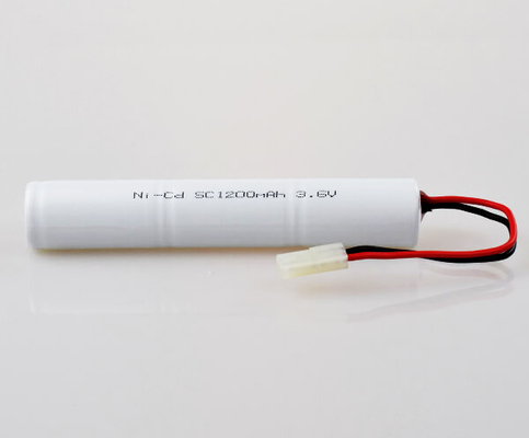 Paquete del palillo de la batería del SC 1200mAh NiCd 3,6 V de la muestra de la salida de emergencia