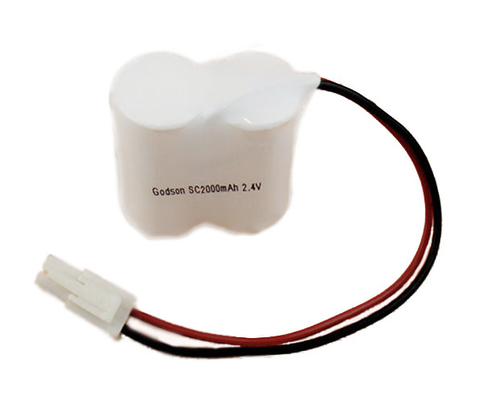Célula níquel- recargable de la batería 2000mAh 2.4V del Cd del Ni de la luz de emergencia