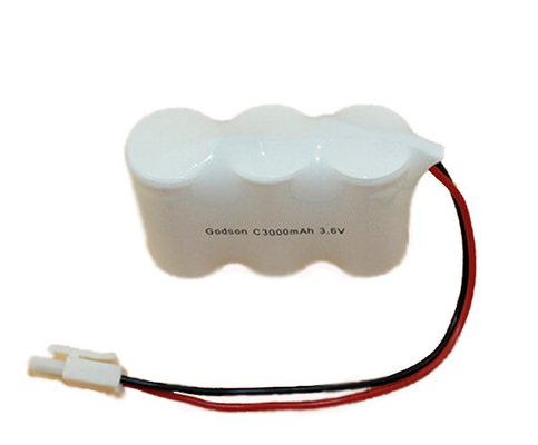 3,6 baterías de níquel-cadmio recargables de la batería de NiCd C3000mAh