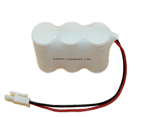 3,6 baterías de níquel-cadmio recargables de la batería de NiCd C3000mAh