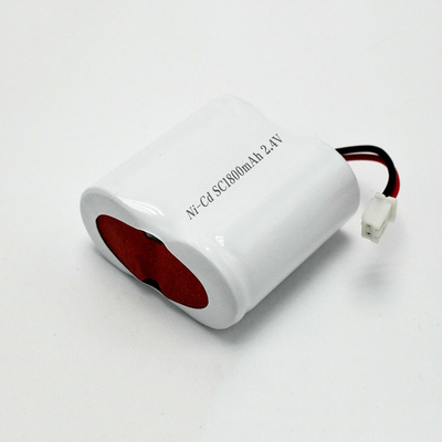 Batería del Cd del Ni de la luz de emergencia de SC1800mah baterías de 2,4 voltios
