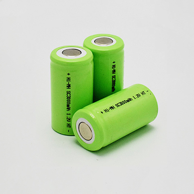 Célula da alta temperatura de 3,6 de V del Ni Mh de la batería de seguridad HT del alumbrado SC3000mAh 1.2V