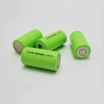 Célula da alta temperatura de 3,6 de V del Ni Mh de la batería de seguridad HT del alumbrado SC3000mAh 1.2V