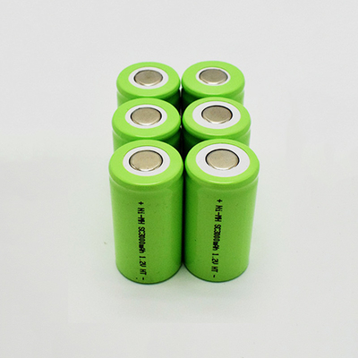 Célula da alta temperatura de 3,6 de V del Ni Mh de la batería de seguridad HT del alumbrado SC3000mAh 1.2V