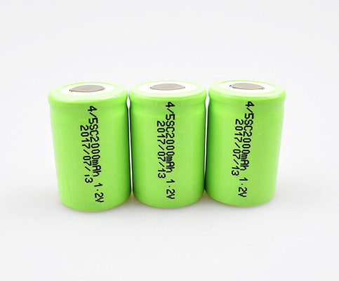Batería 4 5sc del Ni Mh 1,2 V 2000mah para los alumbrados de seguridad
