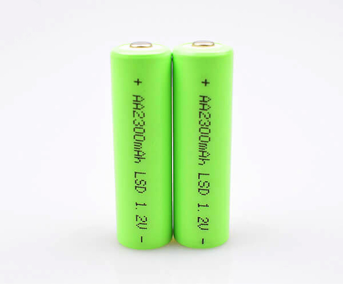 Célula de batería da alta temperatura del Ni Mh de 3,6 V AA 2300mAh 1.2V para el alumbrado de seguridad