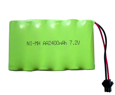 4 batería AA 2400mAh del año 7,2 V NiMh para el alumbrado de seguridad