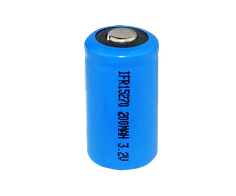 Azul Recargable 3.2V LiFePO4 Batería IFR15270 Celdas de 200mAh