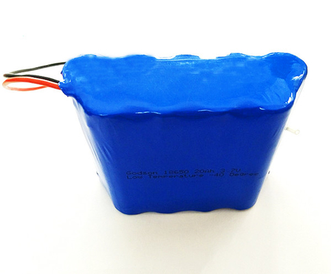Batería de baja temperatura de la célula del litio del alumbrado de seguridad 3,7 V ICR18650 20Ah