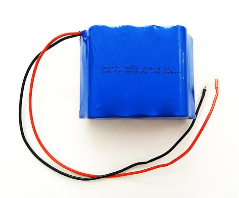 Batería de baja temperatura de la célula del litio del alumbrado de seguridad 3,7 V ICR18650 20Ah