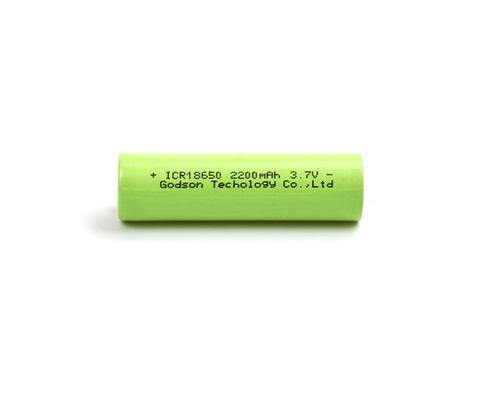 ión de litio recargable de las baterías ICR18650 3.7V del hierro del litio 2200mAh