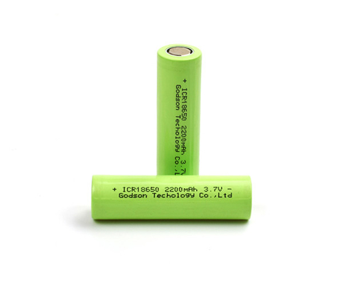 ión de litio recargable de las baterías ICR18650 3.7V del hierro del litio 2200mAh