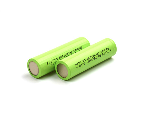 ión de litio recargable de las baterías ICR18650 3.7V del hierro del litio 2200mAh