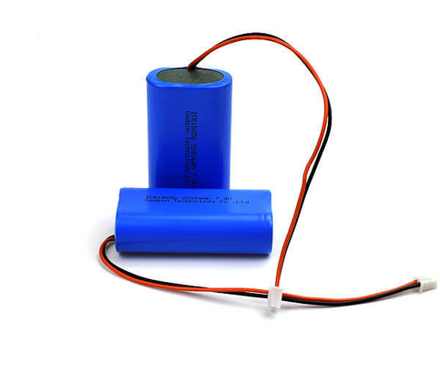 7,4 paquete favorable al medio ambiente del hierro del litio de la batería recargable de V 2000mah