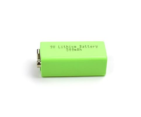 Batería de litio de la luz de emergencia del hierro del litio 500mAh 9V con el USB