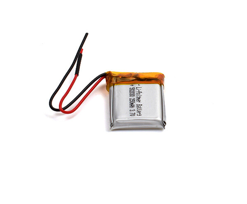batería 502030 250mAh del polímero de litio 3.7Volt para el alumbrado de seguridad