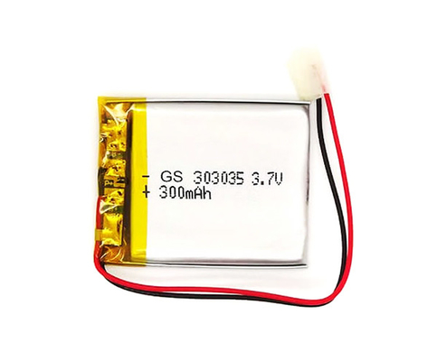 Polímero de litio batería 10g 300mAh 303035 de 3,7 voltios para el alumbrado de seguridad