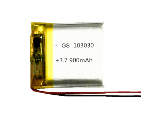 litio Ion Polymer de las baterías de 900mAh 3,7 V 103030 17g para el CCTV