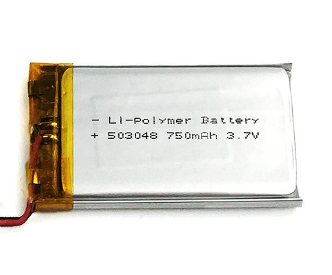Baterías de la batería 3.7V Lipo del polímero de litio 750mAh con funcionamiento estable
