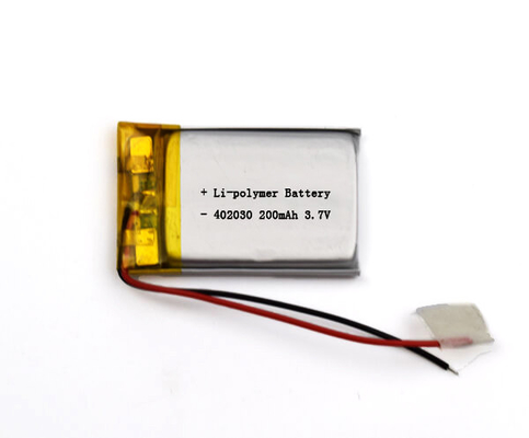 200mAh litio Ion Battery Emergency Light 402030 3,7 voltios 10g