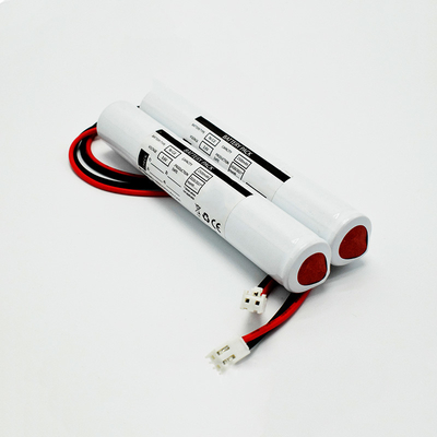 3,6 batería del paquete del palillo de las baterías 71g de la luz de la salida de emergencia de V C2500mAh NiCd