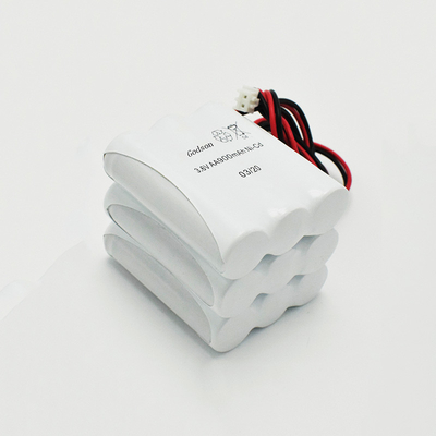 Chaqueta de PVC de NiCd del reemplazo de la batería de la muestra de la salida de emergencia de AA900mAh 3.6V