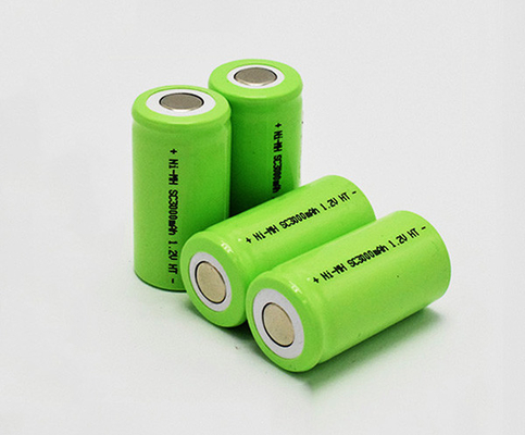 Células del HT de la batería SC3000mAh 1.2V de la luz de la salida del Ni Mh 4 años de vida