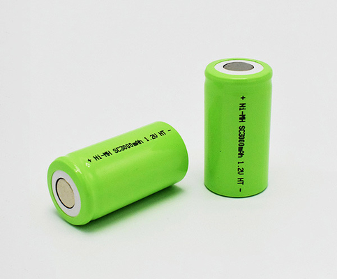 Células del HT de la batería SC3000mAh 1.2V de la luz de la salida del Ni Mh 4 años de vida