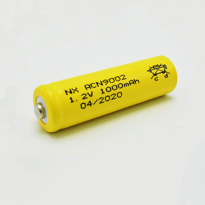 NiCd 1,2 chaqueta de encargo del OEM del AA 1000mAh de la batería recargable de voltio