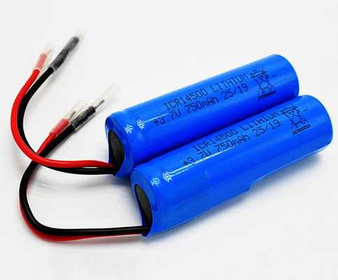 batería de litio de 750mAh 3.7V ICR14500 inodora con la chaqueta de PVC