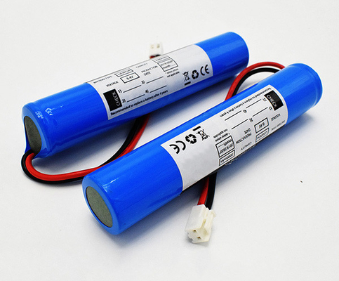 Baterías de la luz de la salida de emergencia del litio Lifepo4 18650 6.4V 3000mAh