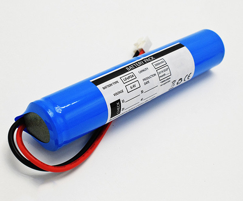 Baterías de la luz de la salida de emergencia del litio Lifepo4 18650 6.4V 3000mAh