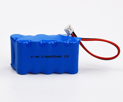 Ni de alta temperatura Mh 2 3AAA 300mAh 12V de la batería de la luz de la salida