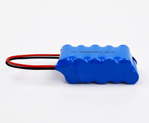 Ni de alta temperatura Mh 2 3AAA 300mAh 12V de la batería de la luz de la salida